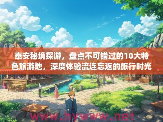 泰安秘境探游，盘点不可错过的10大特色旅游地，深度体验流连忘返的旅行时光