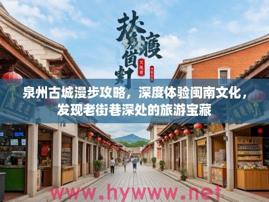 泉州古城漫步攻略，深度体验闽南文化，发现老街巷深处的旅游宝藏