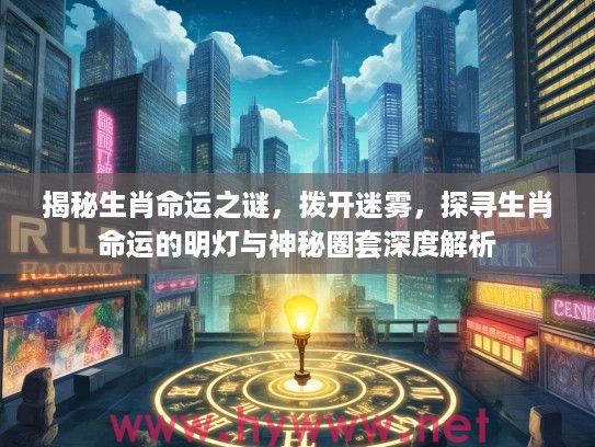 揭秘生肖命运之谜，拨开迷雾，探寻生肖命运的明灯与神秘圈套深度解析