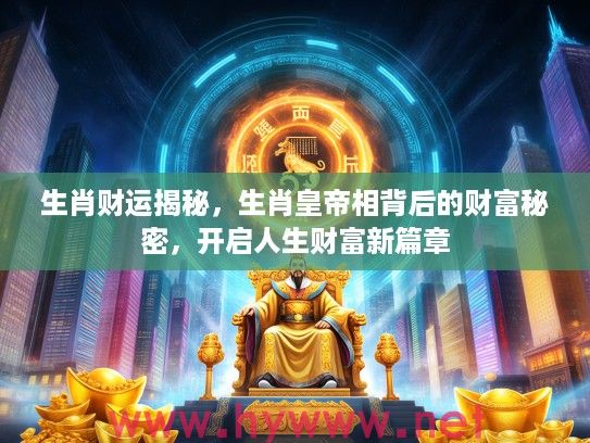 生肖财运揭秘，生肖皇帝相背后的财富秘密，开启人生财富新篇章