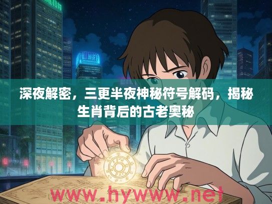 深夜解密，三更半夜神秘符号解码，揭秘生肖背后的古老奥秘