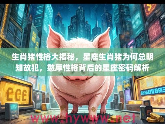 生肖猪性格大揭秘，星座生肖猪为何总明知故犯，憨厚性格背后的星座密码解析