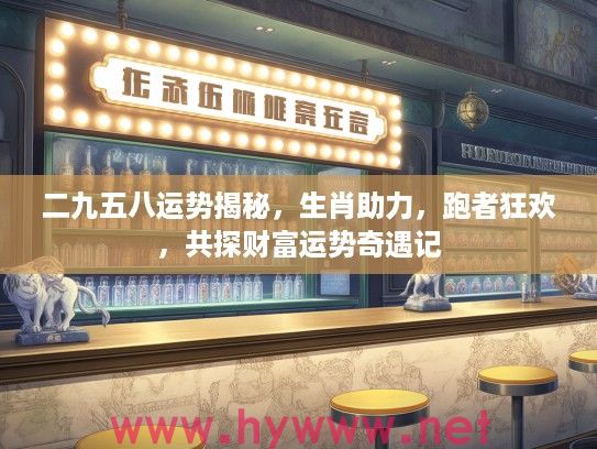 二九五八运势揭秘，生肖助力，跑者狂欢，共探财富运势奇遇记
