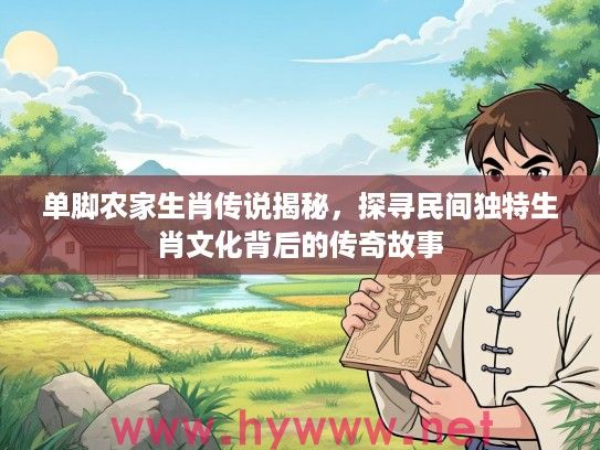 单脚农家生肖传说揭秘，探寻民间独特生肖文化背后的传奇故事