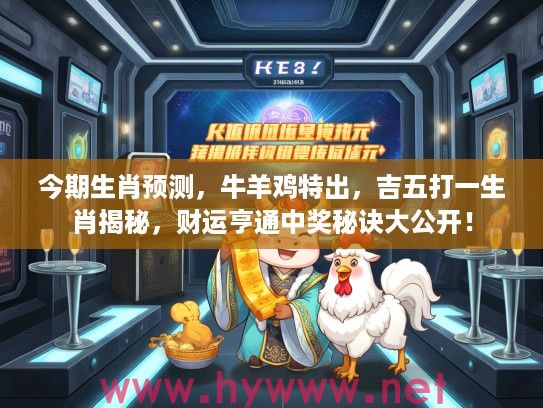 今期生肖预测，牛羊鸡特出，吉五打一生肖揭秘，财运亨通中奖秘诀大公开！