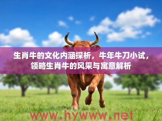 生肖牛的文化内涵探析，牛年牛刀小试，领略生肖牛的风采与寓意解析