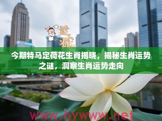 今期特马定荷花生肖揭晓，揭秘生肖运势之谜，洞察生肖运势走向