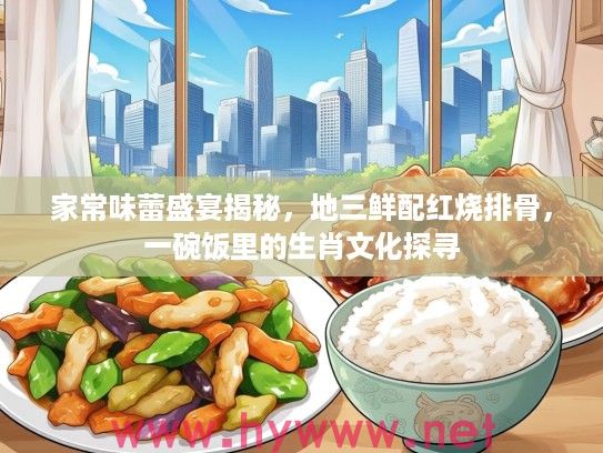 家常味蕾盛宴揭秘，地三鲜配红烧排骨，一碗饭里的生肖文化探寻